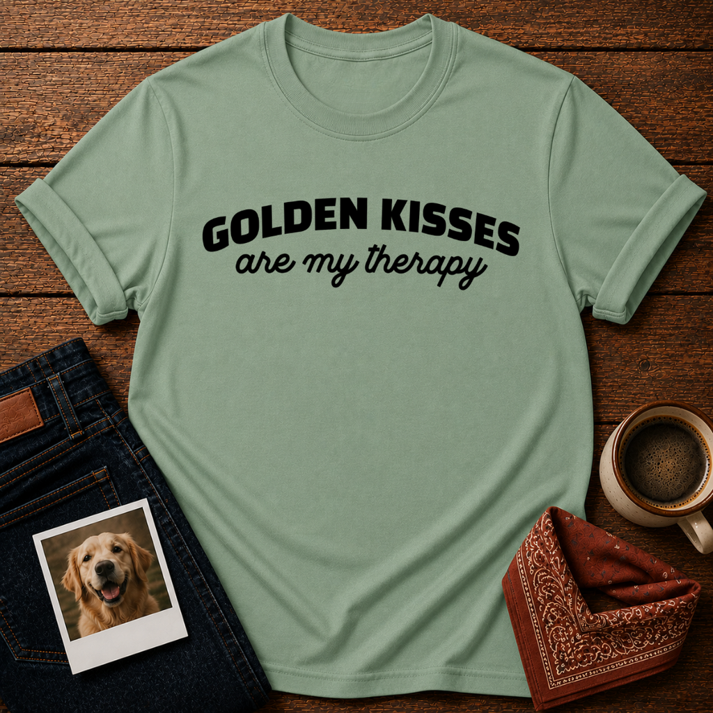 Golden Kisses Are Therapy T-Shirt