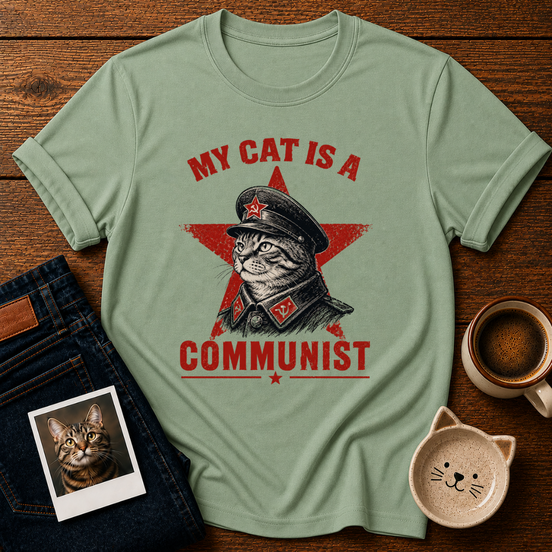 My Cat Is a Communist T-Shirt