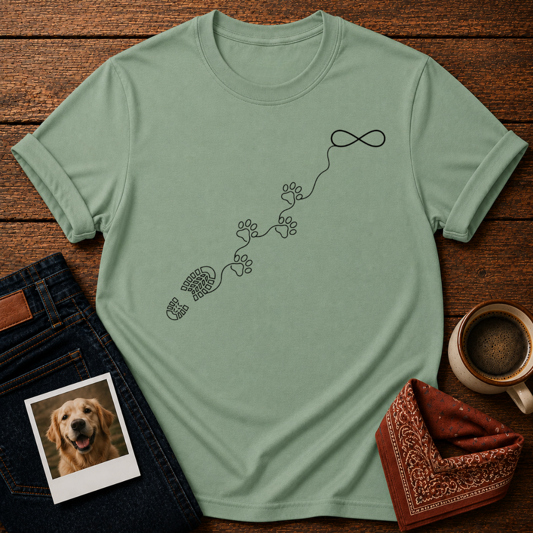 Pawprints Never Leave T-Shirt