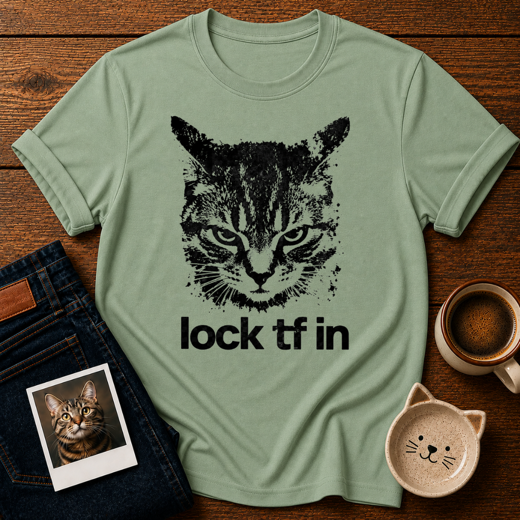 Focused Cat Energy T-Shirt