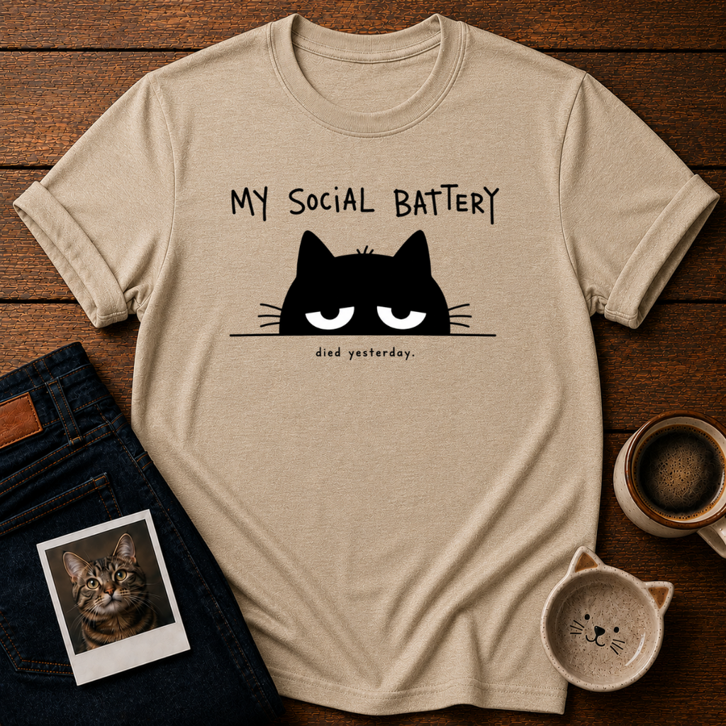My Social Battery T-Shirt