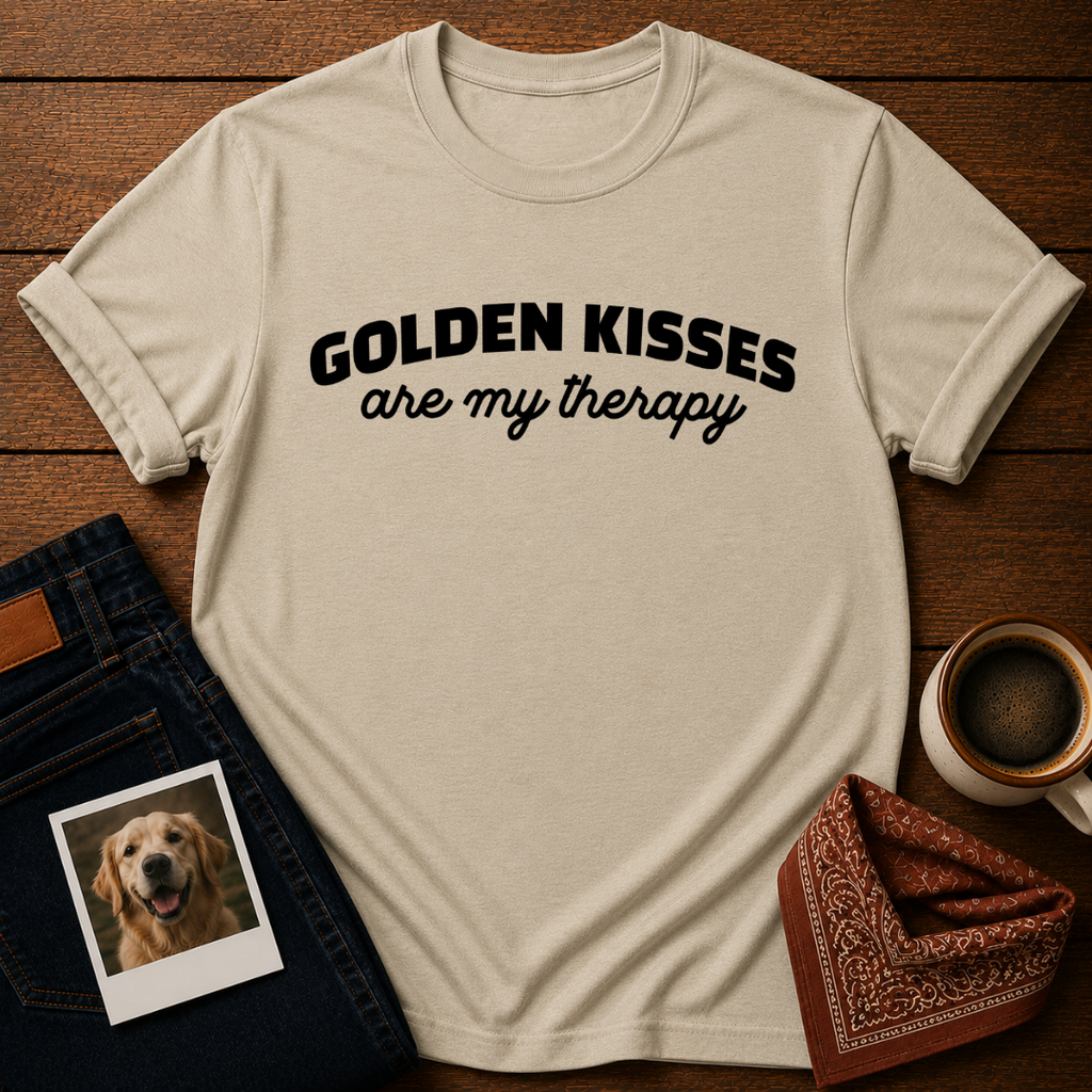 Golden Kisses Are Therapy T-Shirt
