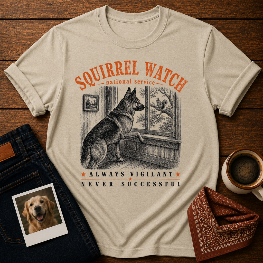 Squirrel Watch Dog T-Shirt