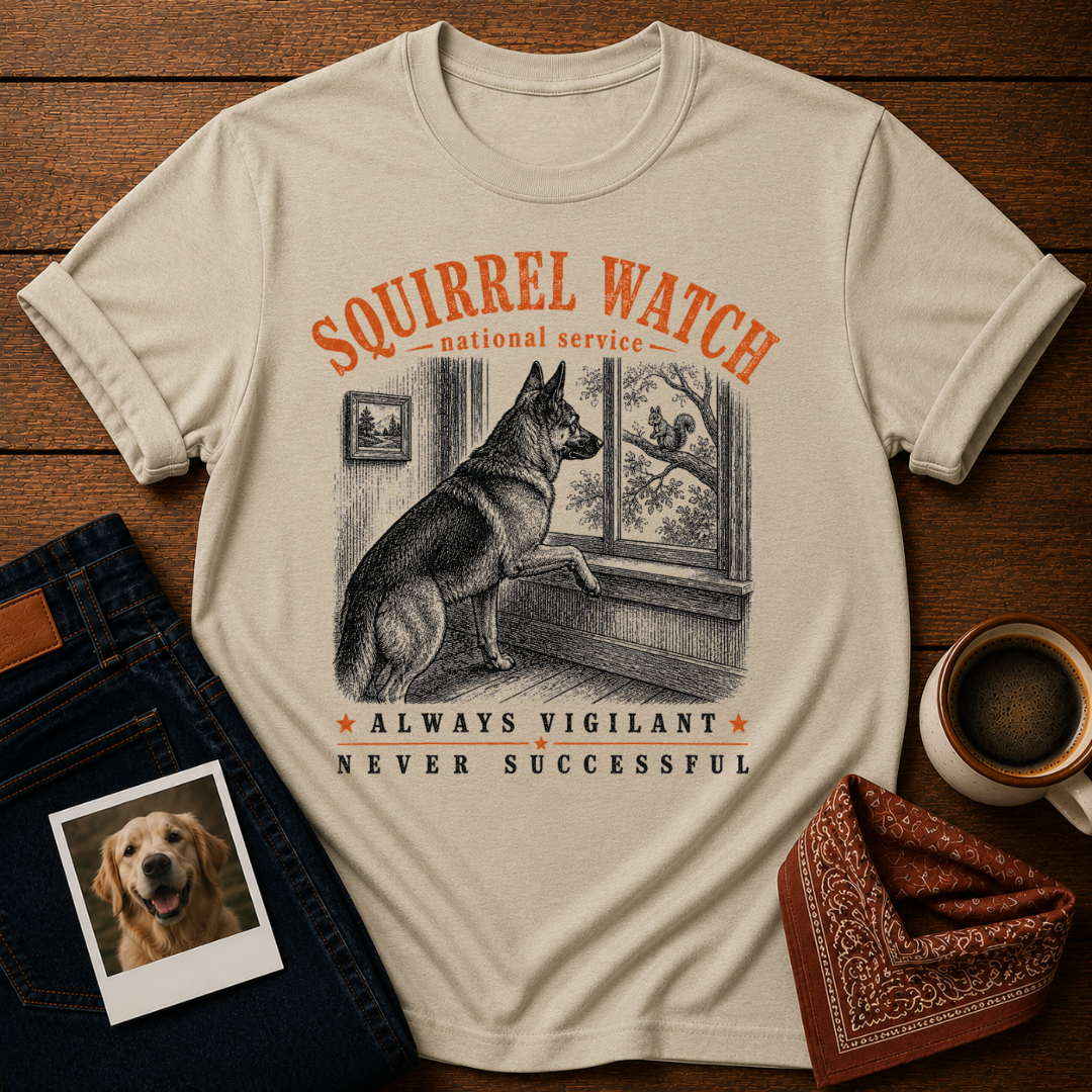Squirrel Watch Dog T-Shirt