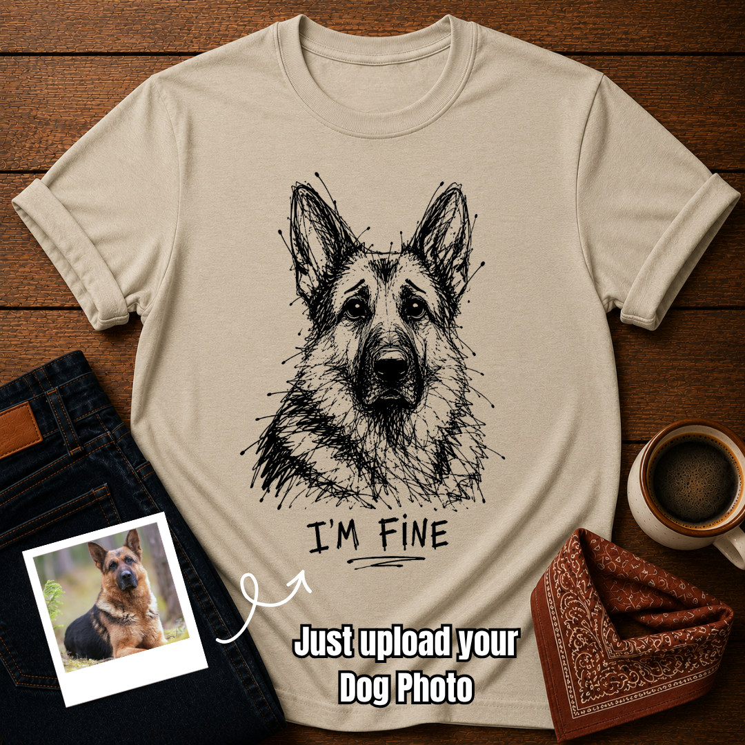 Custom I'm Fine T-Shirt