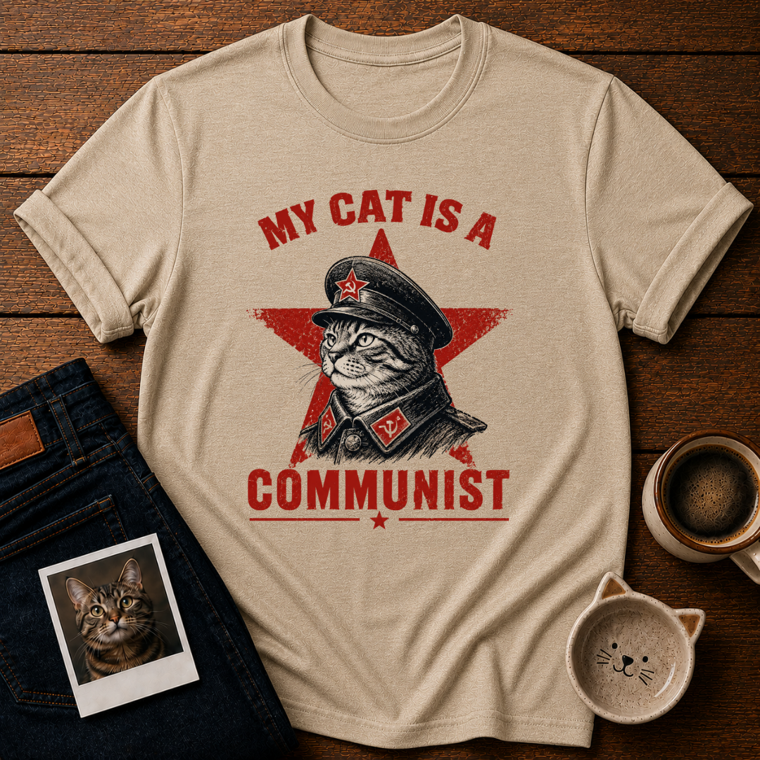 My Cat Is a Communist T-Shirt