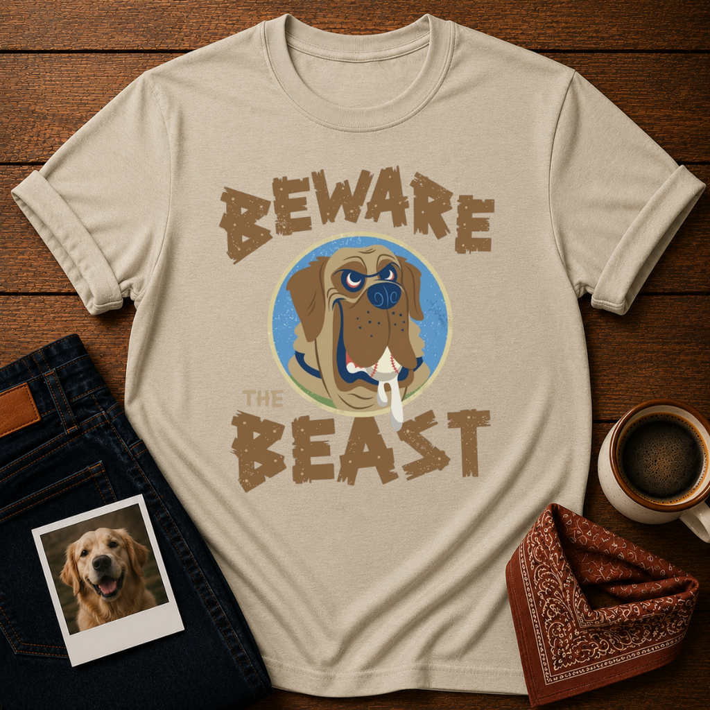 Baseball Beast Dog T-Shirt