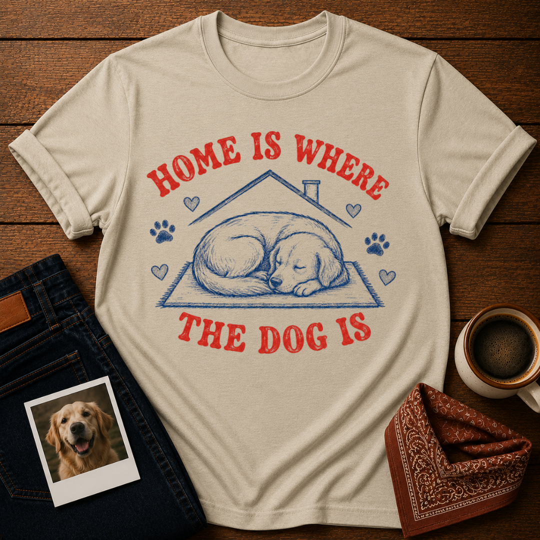 Home is where the dog is T-Shirt