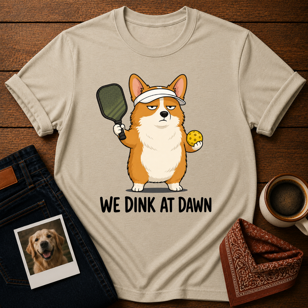 Dink at Dawn Corgi T-Shirt
