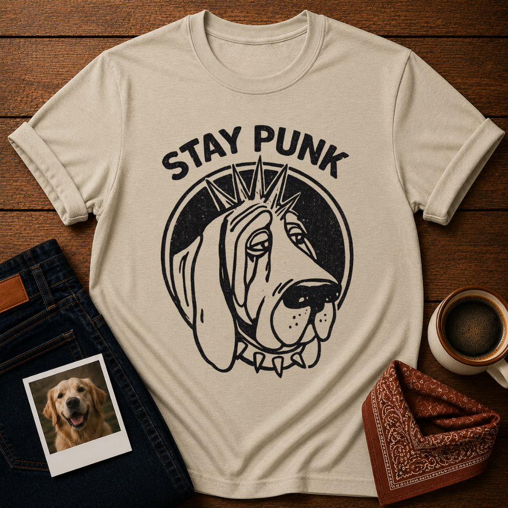 Stay Punk Dog T-Shirt