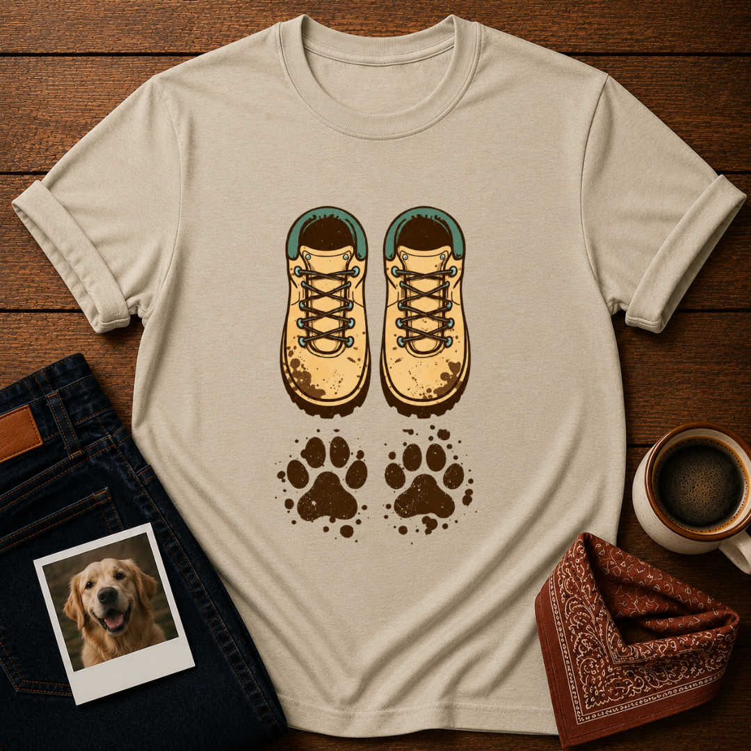 rail Dirt & Dog Prints T-Shirt