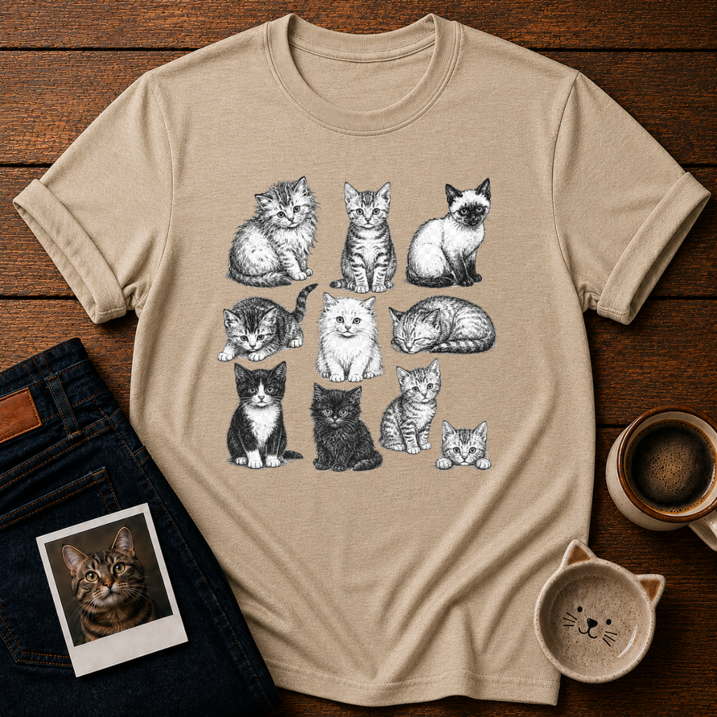 Cute Cats Collection T-Shirt