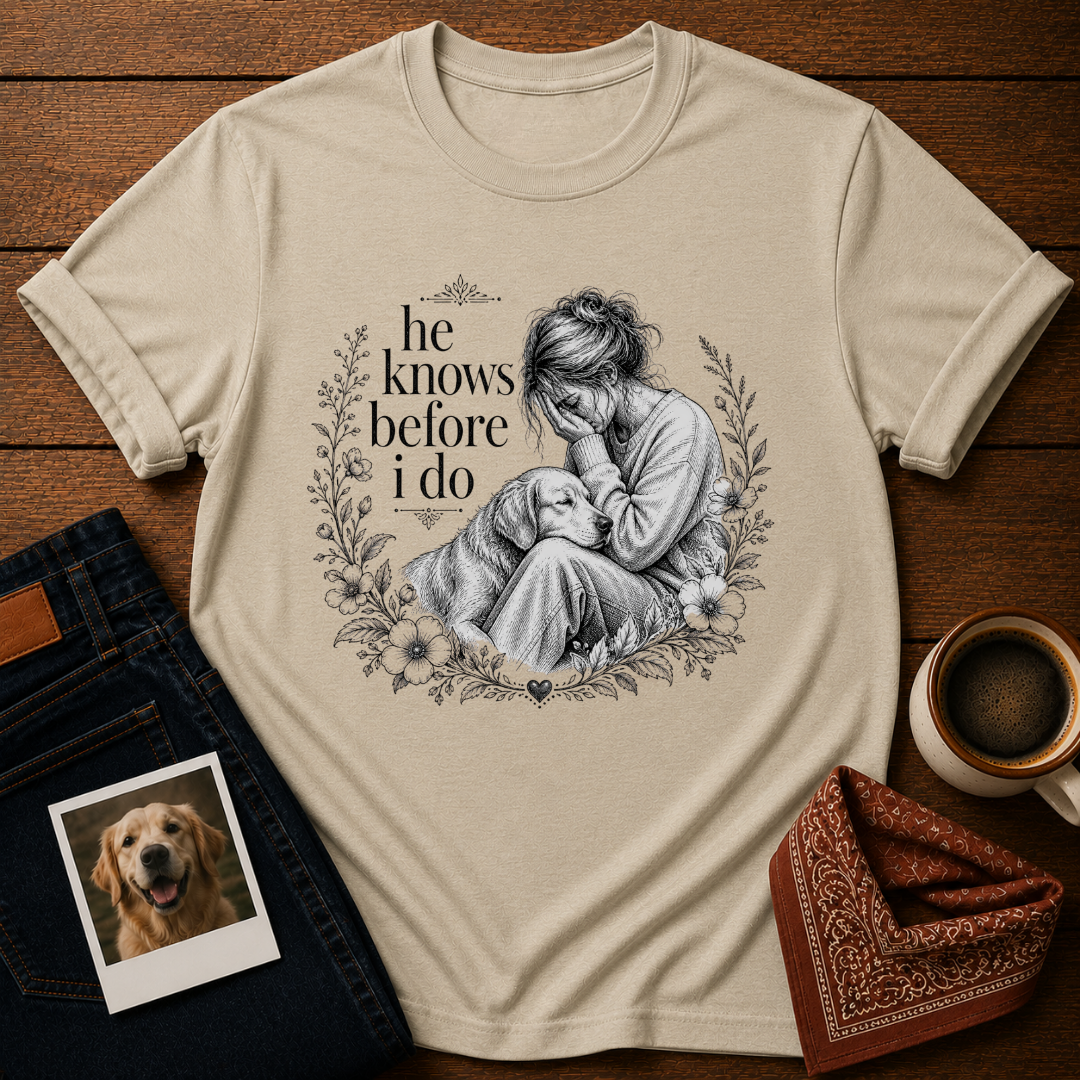 He Knows T-Shirt