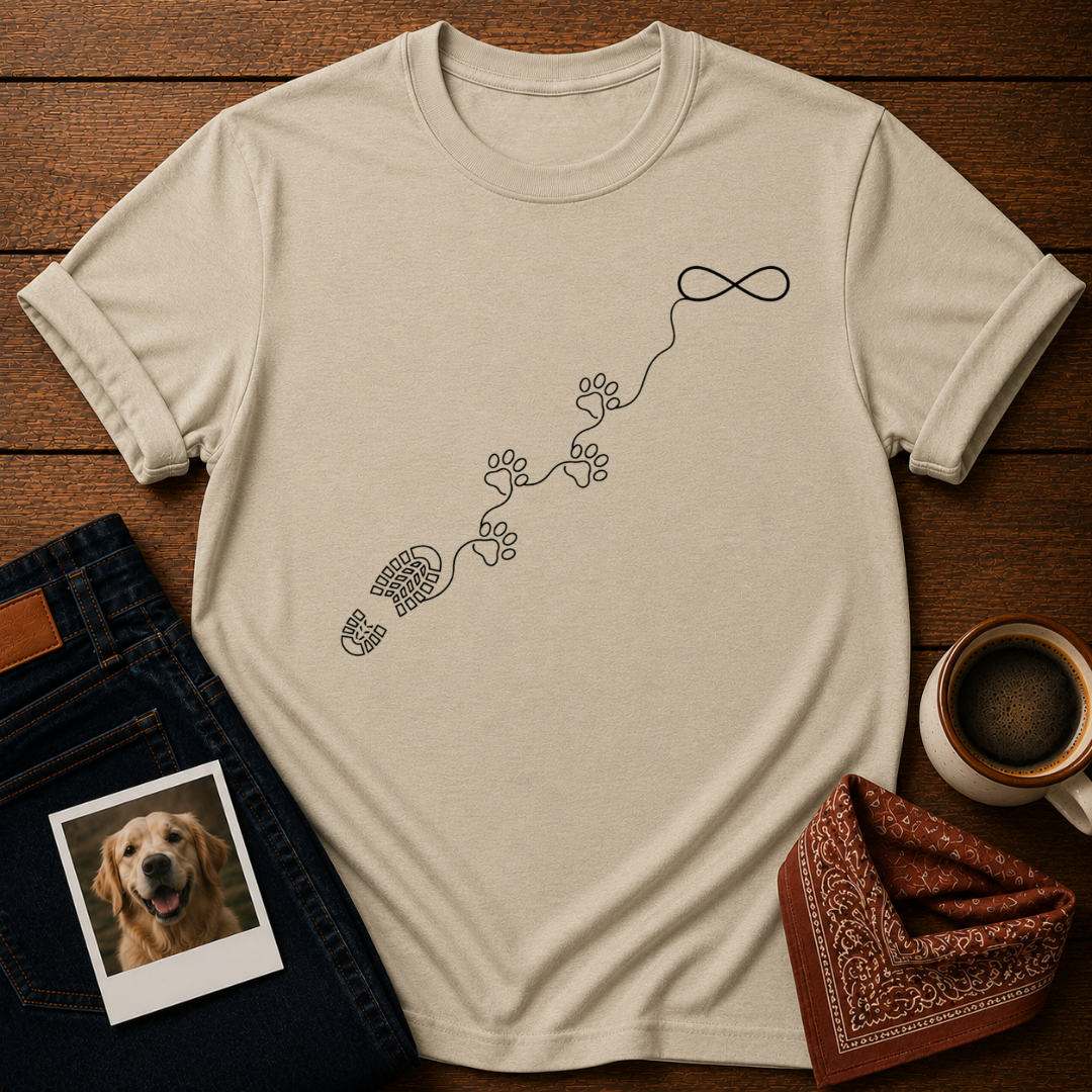 Pawprints Never Leave T-Shirt