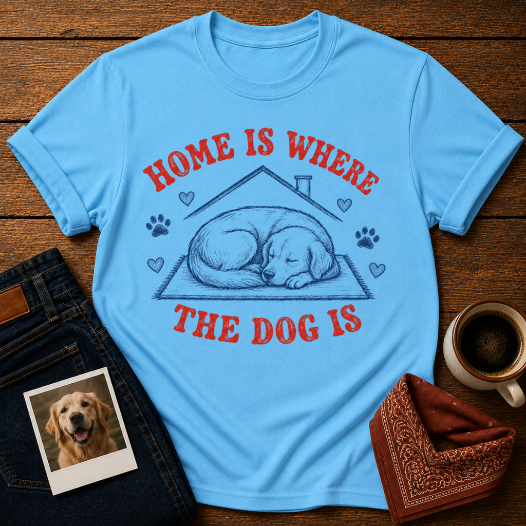 Home is where the dog is T-Shirt