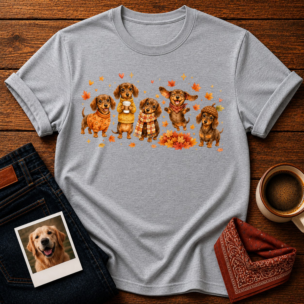 Cozy Dachshund Season T-Shirt