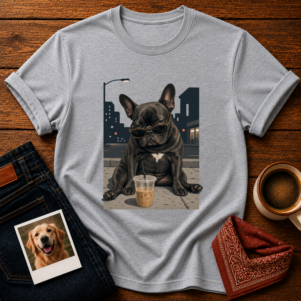 Street Frenchie Coffee T-Shirt