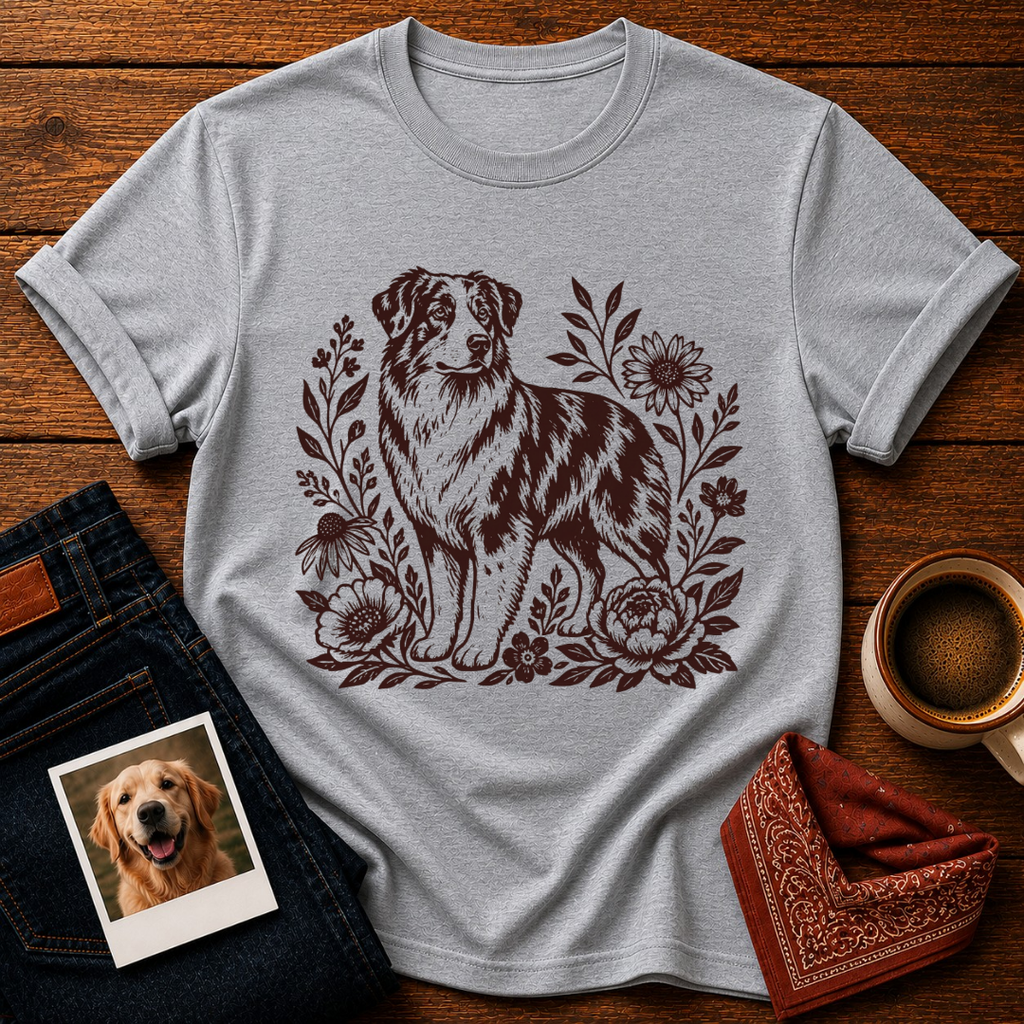 Floral Aussie T-Shirt