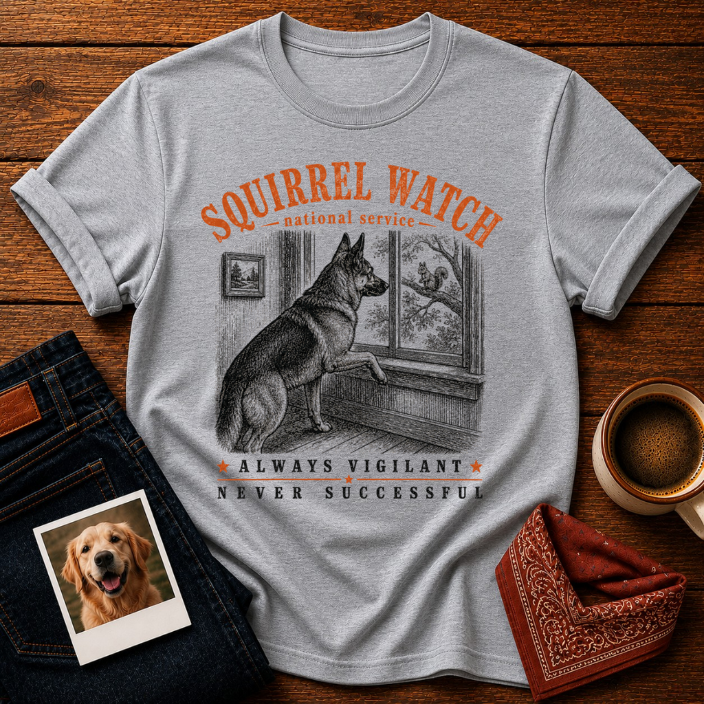 Squirrel Watch Dog T-Shirt