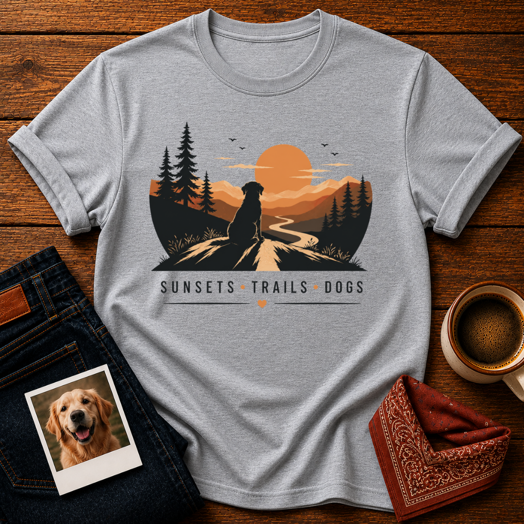 Sunsets, Trails & Dog Hair T-Shirt