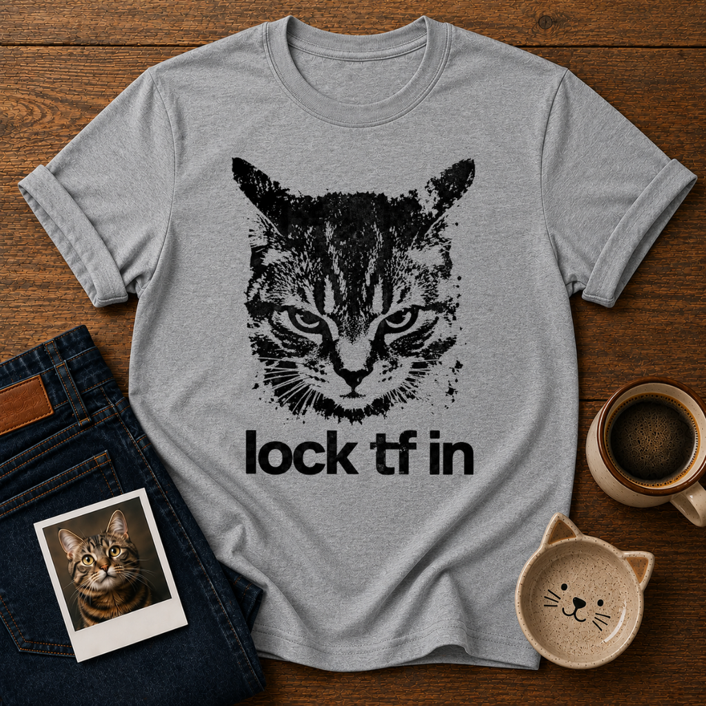 Focused Cat Energy T-Shirt