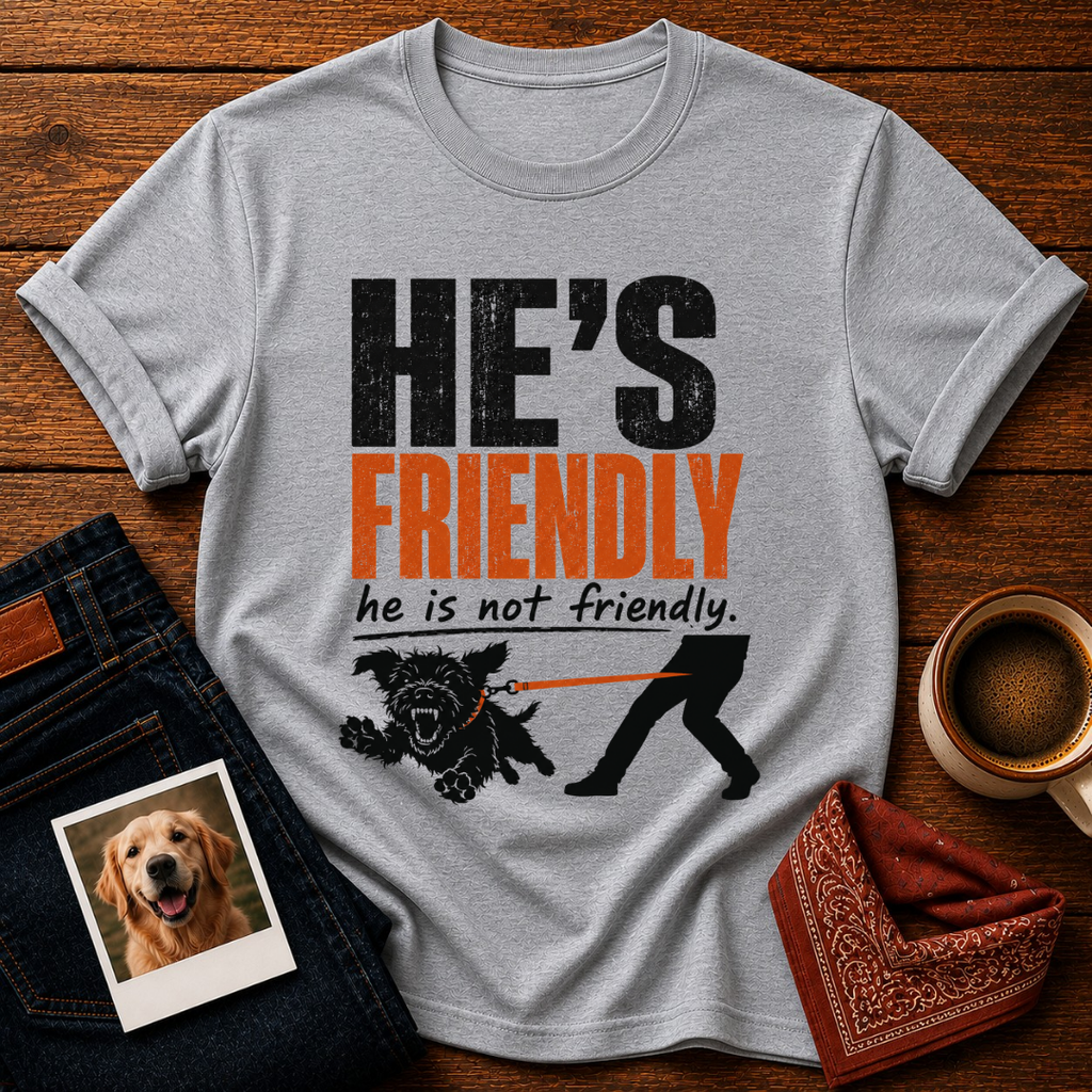 He's not Friendly T-Shirt