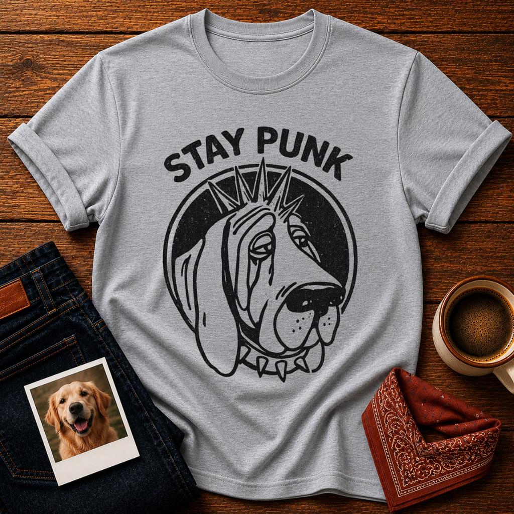 Stay Punk Dog T-Shirt