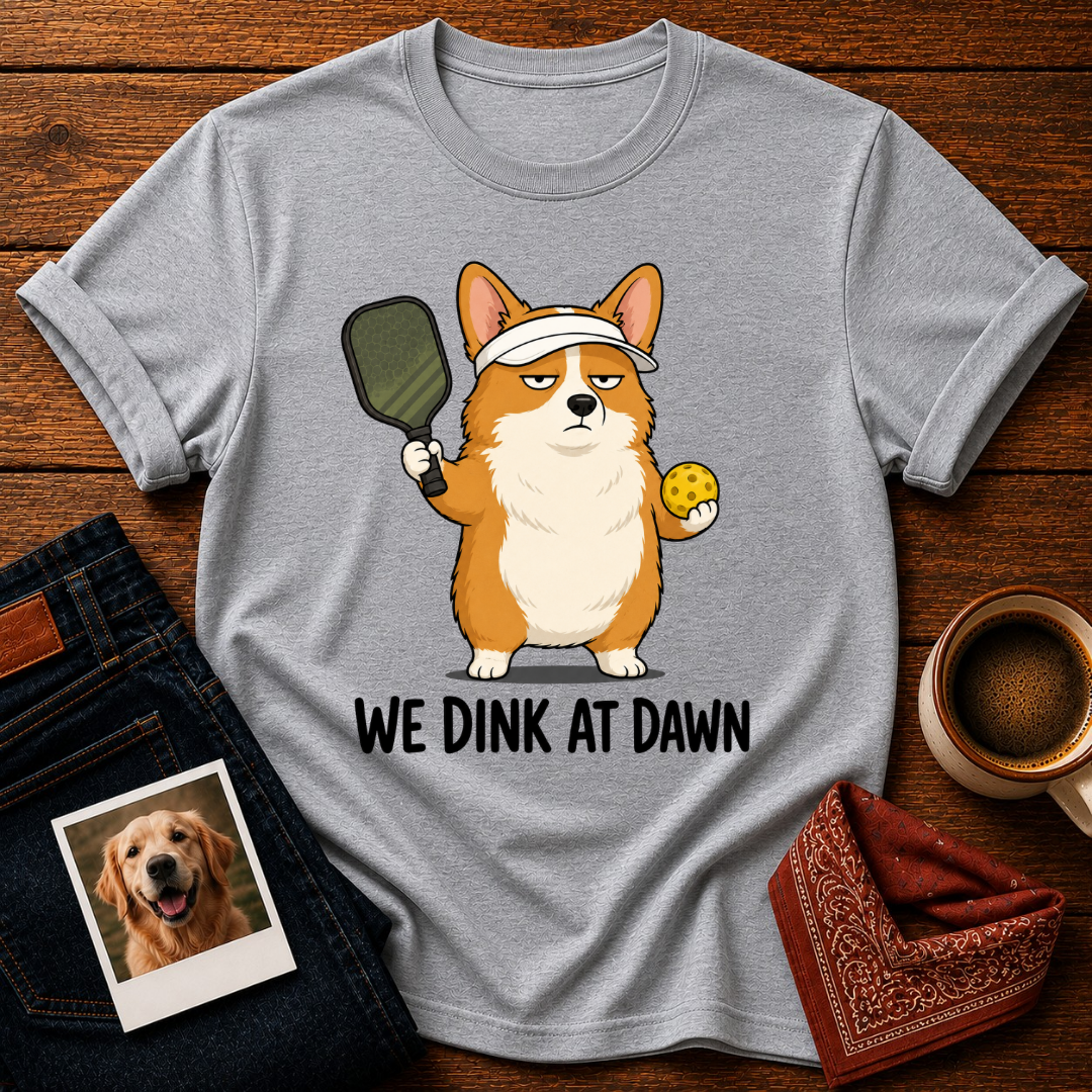 Dink at Dawn Corgi T-Shirt