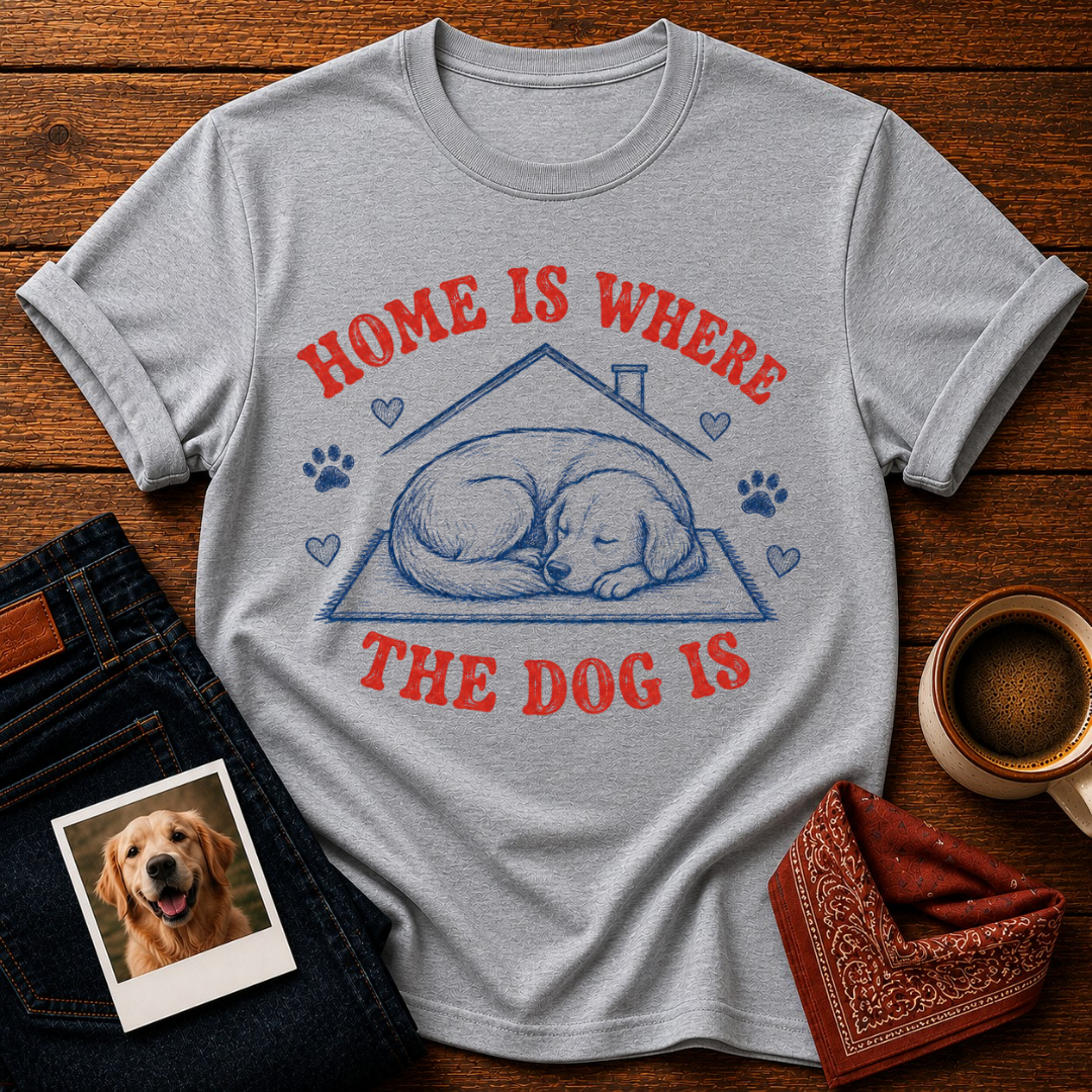 Home is where the dog is T-Shirt