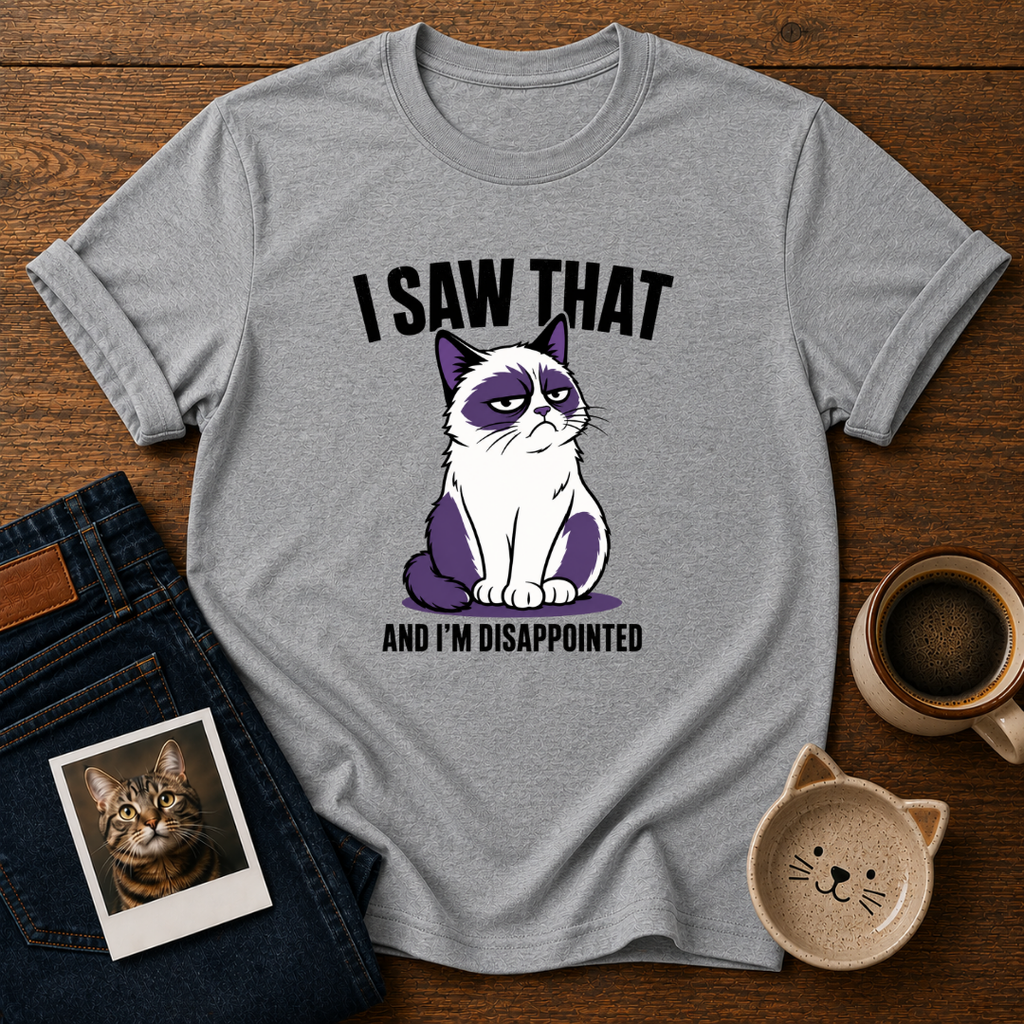 Disappointed Cat T-Shirt