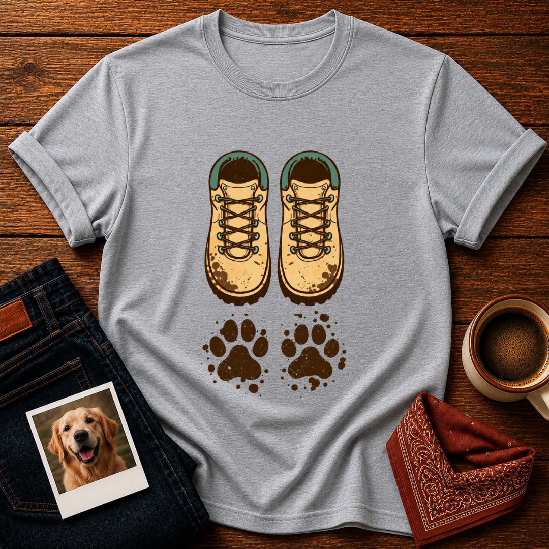 rail Dirt & Dog Prints T-Shirt
