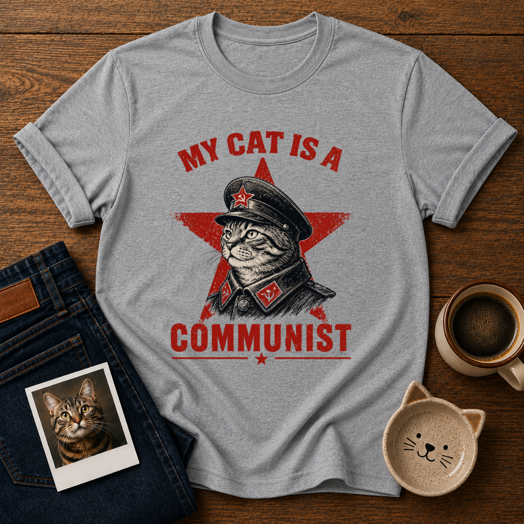 My Cat Is a Communist T-Shirt