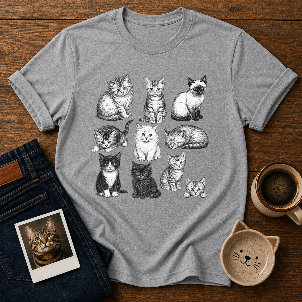 Cute Cats Collection T-Shirt