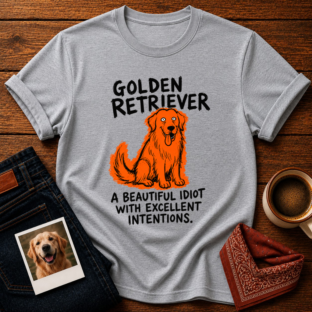 Golden Retriever Logic T-Shirt