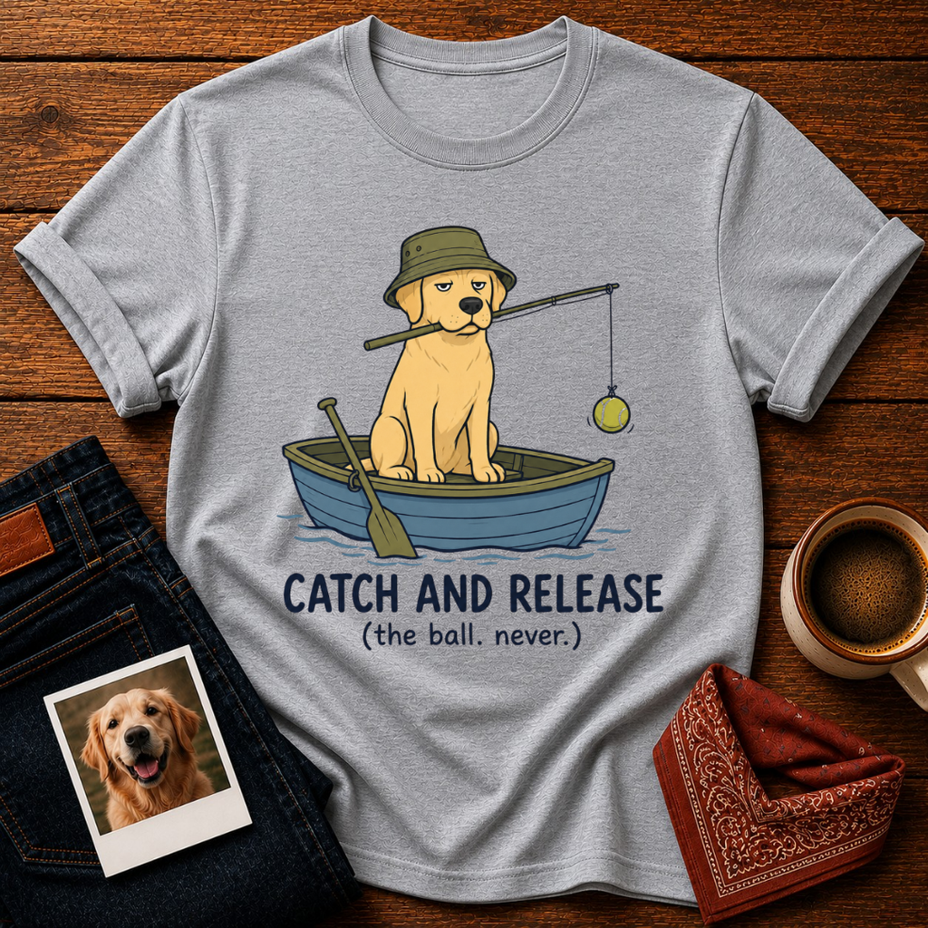 Catch and Release Dog T-Shirt