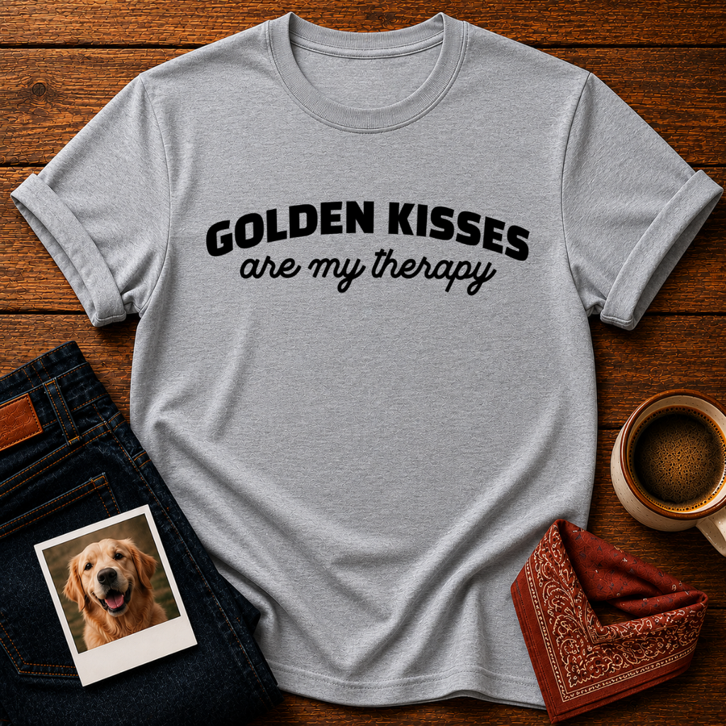 Golden Kisses Are Therapy T-Shirt