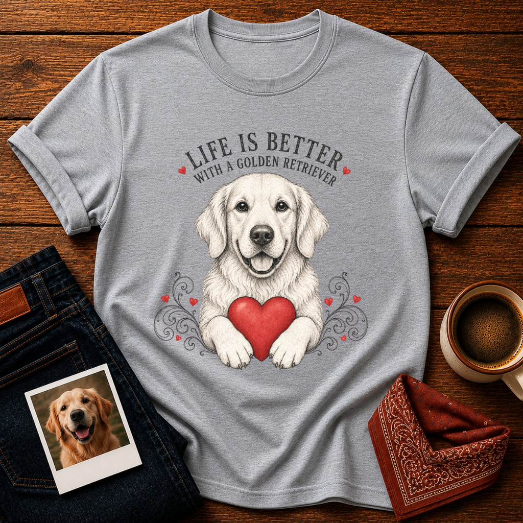 Golden Retriever Love Tax T-Shirt