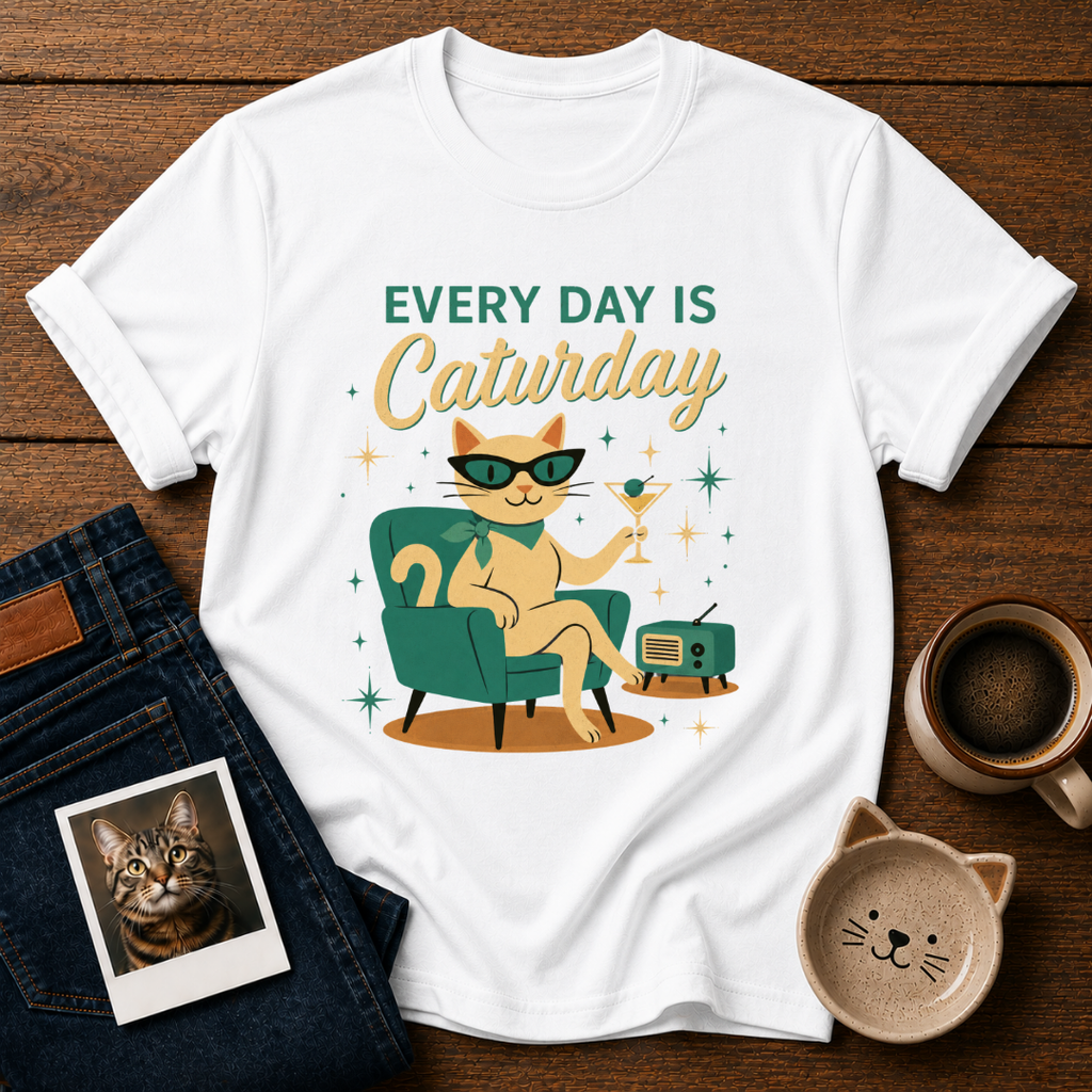 Every Day Is Caturday T-Shirt