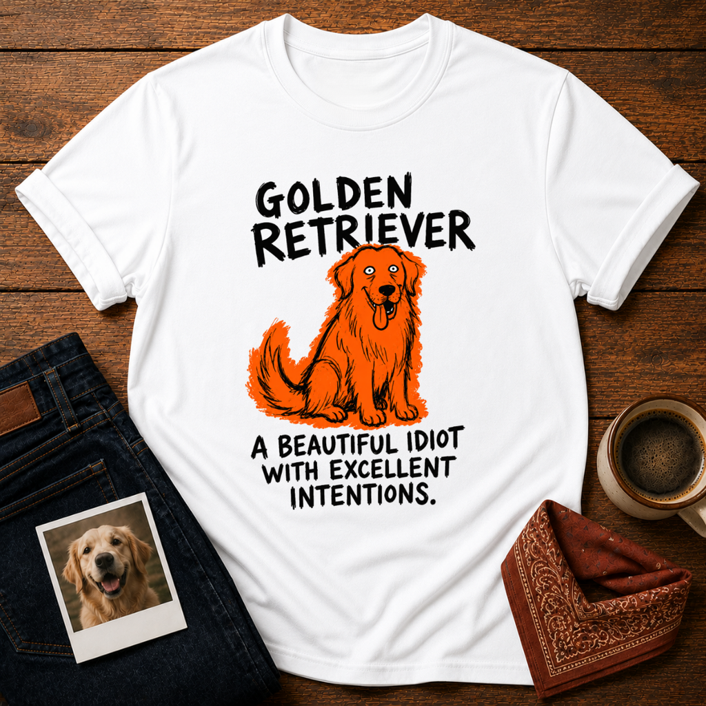 Golden Retriever Logic T-Shirt