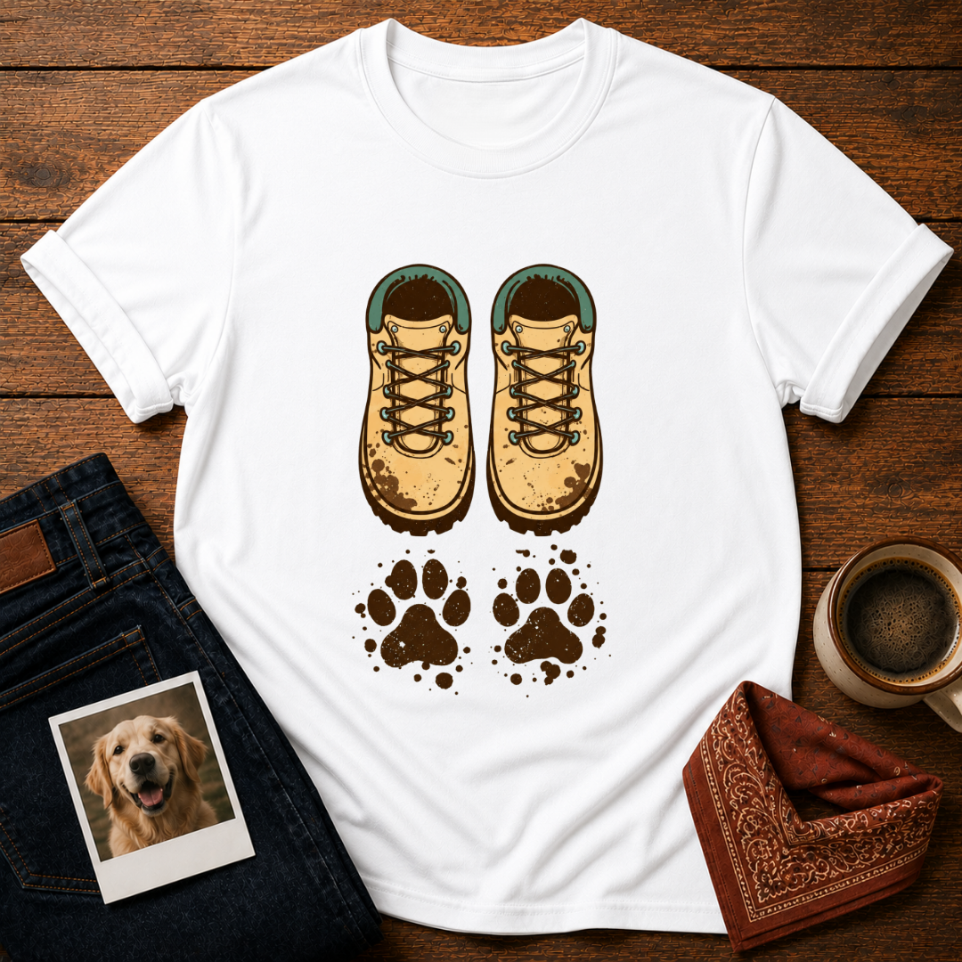 rail Dirt & Dog Prints T-Shirt