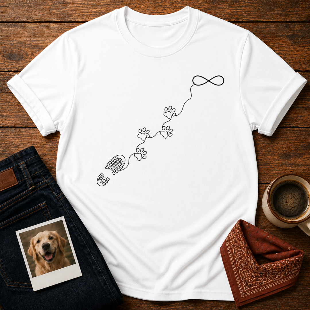 Pawprints Never Leave T-Shirt