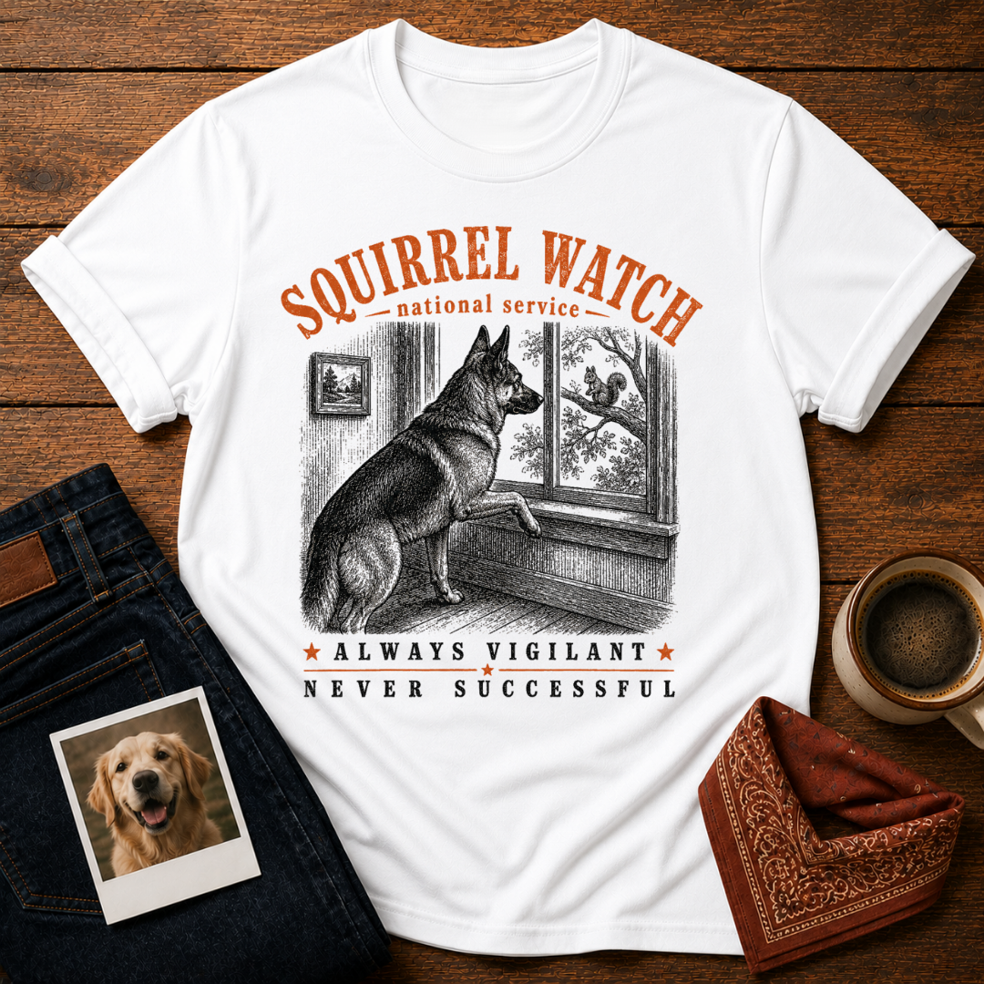 Squirrel Watch Dog T-Shirt