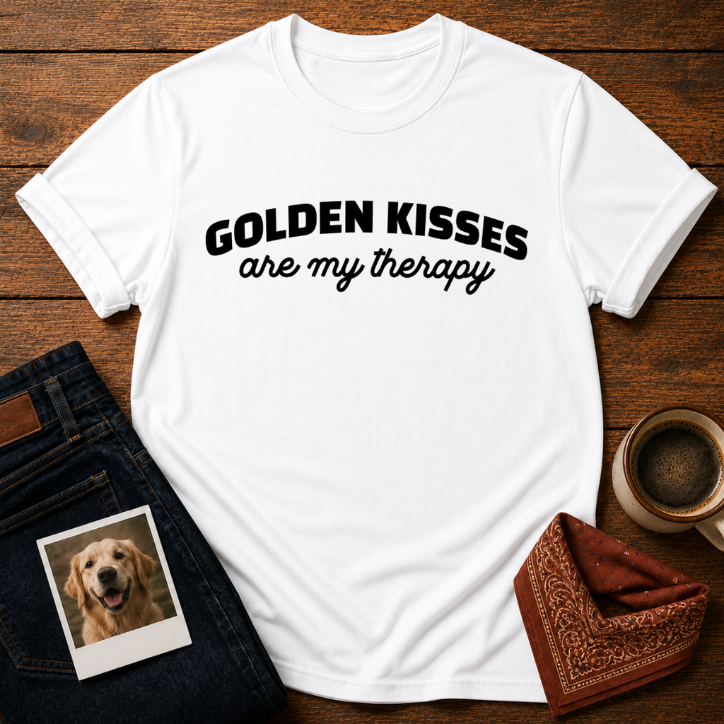 Golden Kisses Are Therapy T-Shirt