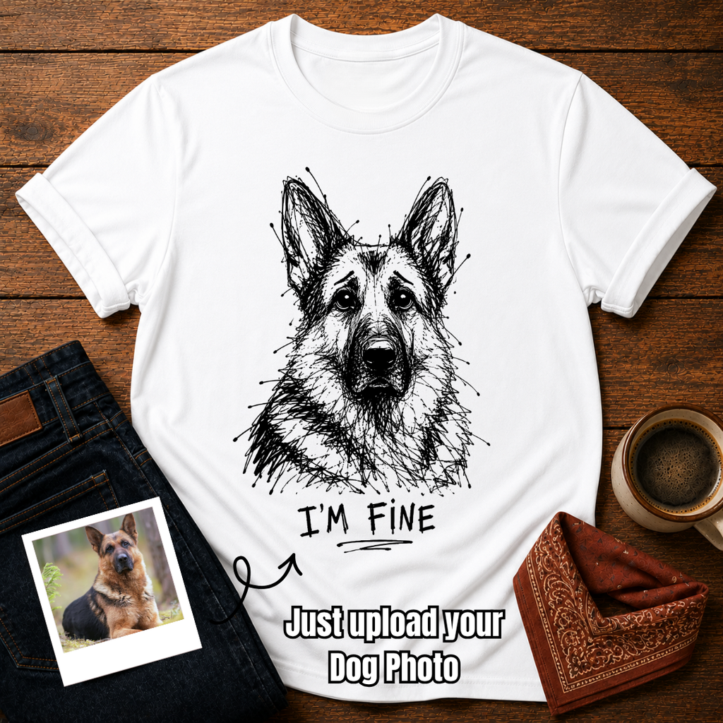 Custom I'm Fine T-Shirt