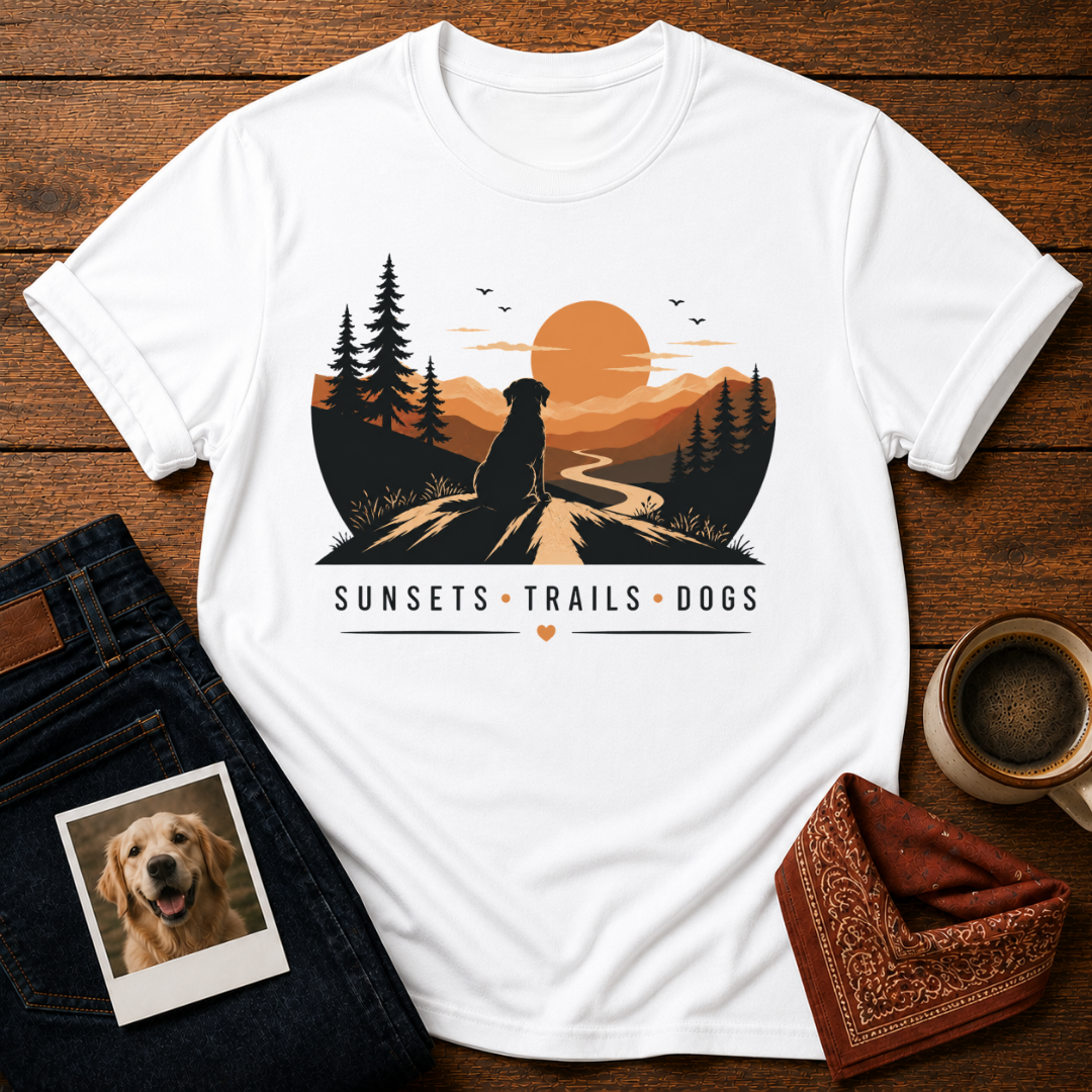 Sunsets, Trails & Dog Hair T-Shirt