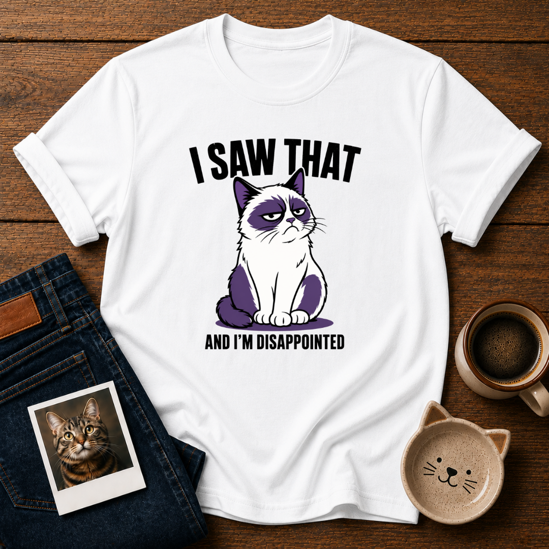 Disappointed Cat T-Shirt