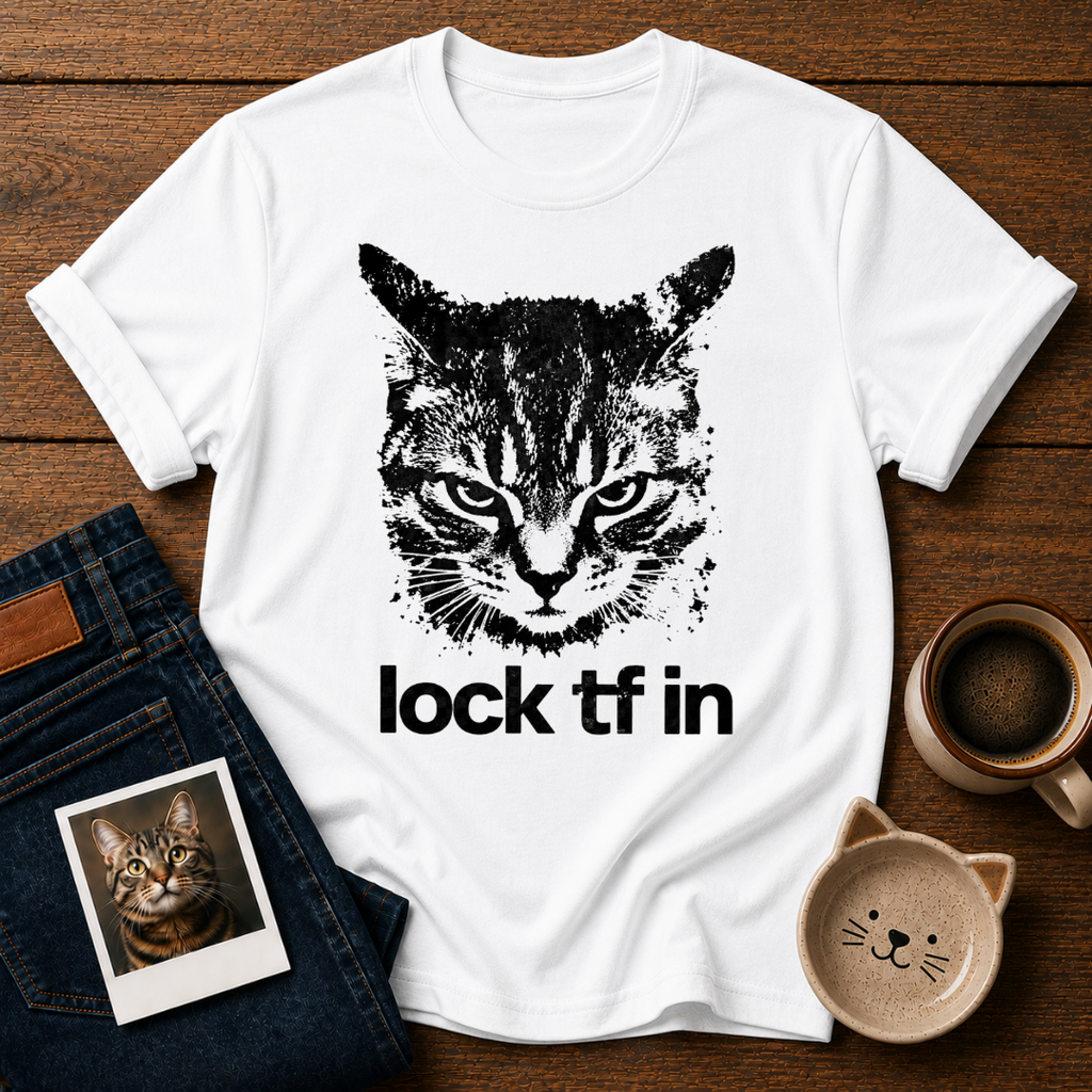 Focused Cat Energy T-Shirt